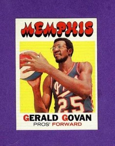 1971-72 TOPPS #176 GERALD GOVAN MEMPHIS PROS NR/MT