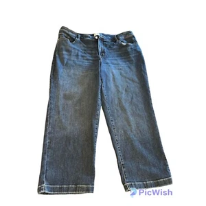 Lane Bryant Damen Straight Mid Rise Denim Caprihose. Größe 20 - Bild 1 von 3