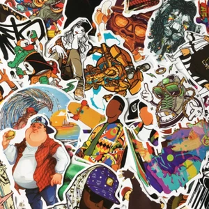 50pcs HipHop Skate Stickers Pack Skateboard Snowboard Luggage Water Bottles... - Picture 1 of 4