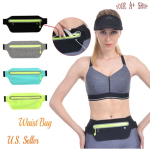 Riñonera deportiva cintura cinturón bolsa ultra delgada - Imagen 1 de 16