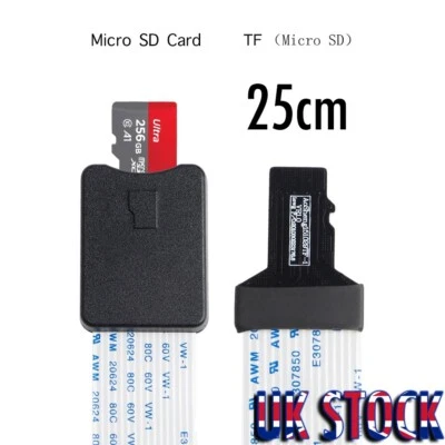 SD Card Extension 25cm TF Micro SD To Micro Cable Adapter Extender Car GPS - Image 1 of 4
