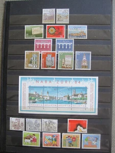 Suiza año 1984 MiNr. 1265-1287 marcas individuales/juegos sin usar**a elegir - Imagen 1 de 9