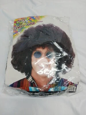 Forum Novedades Unisex Jumbo Hippie Afro Rizado Disfraz Peluca Marrón Foto 1 de 4