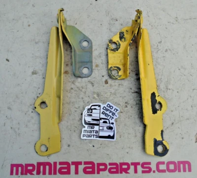 90-05 Mazda Miata OEM Hood Hinges Hinge Pair Left Right NA NB 93 94 97 99 01 ✅ - Изображение 1 из 4