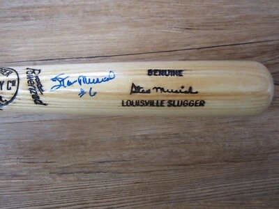 Stan Musial Autograph Signed Auto Model Bat St. Louis Cardinals # 6 - Image 1 of 4