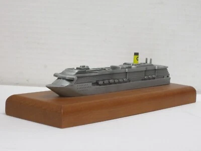 Kreuzfahrtschiff Costa Atlantica ohne Box ideafp Länge 20 cm Metall / Holzsockel - Bild 1 von 4
