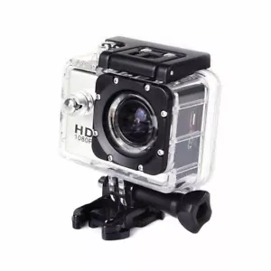 1080p HD 30M Waterproof Action Camera Siver With Free 32GB SD Card worth £19.99 - Picture 1 of 3
