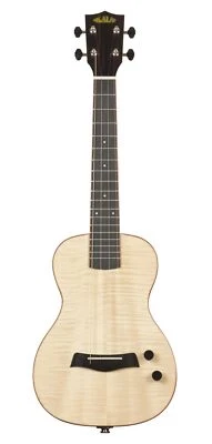 Kala KA SB MAP T - Solid Body Electric Flame Maple Tenor, With Bag - Image 1 of 4