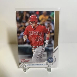 2017 Topps Jackie Robinson Day Mike Trout #JRD-15 Angels - Picture 1 of 2