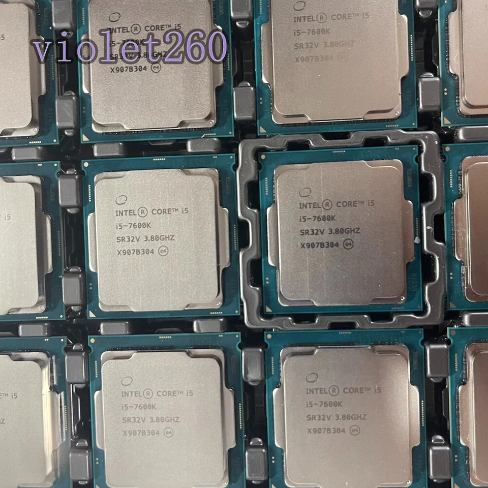 7Th Gen Intel Core i5-7600K  LGA-1151 Desktop CPU Processor SR32V 3.80GHz 4-Core - Image 1 of 1