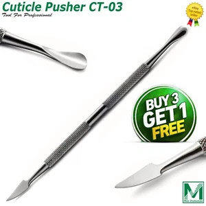 Dual-end Nail Pusher Nail Polish Remover Pedicure Tool Nail Care Cuticle Pusher❥ - Picture 1 of 4