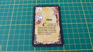 Carte sortilège Elixir niveau 4 pièce jeu de société Elixir éditions Asmodée B76
