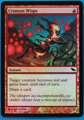 Crimson Wisps FOIL Shadowmoor PLD Red Common MAGIC CARD (ID# 486338) ABUGames - Image 1 of 2