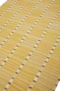 Yellow Area Rug 5x8, Rugs for living room kitchen rugs, bedroom rugs, overdyed - Picture 1 of 5