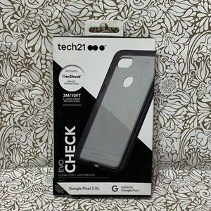 📀 Tech21 Evo Check Case Cover for Google Pixel 2 XL - Smoky Black - Picture 1 of 3