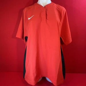 Nike Vented Lightweight Short Sleeve Softball Wind Shirt AV6696-657  *Womens XL* - Picture 1 of 4