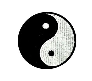 Parche ying yang tao bordado karate tai chi artes marciales motociclista - Imagen 1 de 1