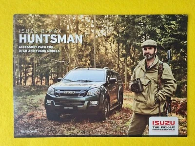 Isuzu D-Max Huntsman for Yukon & Utah models pick-up brochure 2017 MINT D Max P - Image 1 of 4