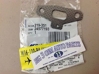 GMC Canyon Chevrolet Colorado Hummer H3 junta de injeção de ar secundária nova OEM - Imagem 1 de 3