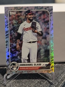2025 Topps All Star Game Emmanuel Clase Rainbow Foil #56 Cleveland Guardians - Foto 1 di 2