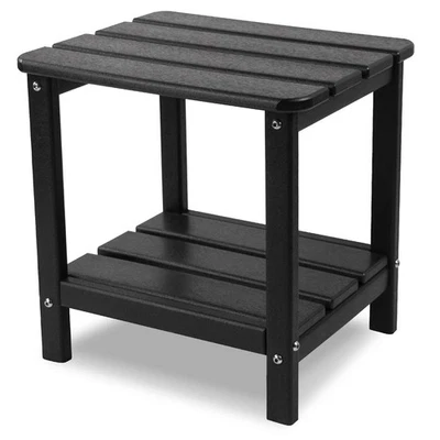 Outdoor Adirondack Side Table, Rectangular End Table for Patio, Garden, Porch... - Image 1 of 4