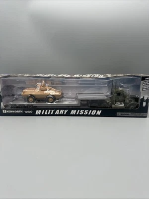 New Ray Military Mission  1:43 Kenworth W900 Truck - Image 1 of 4