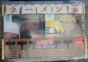 Funko Pop! Animation Naruto & Teuchi Ichiraku Ramen Shop Gamestop Exclusive Set  - Picture 1 of 6