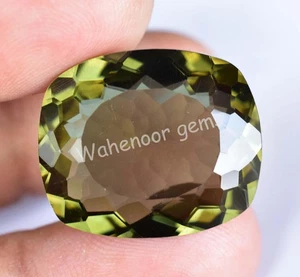 Cuscino Nascosto Naturale 26,90 Ct Verde Raro Certificato Splendido Gemma - Foto 1 di 5