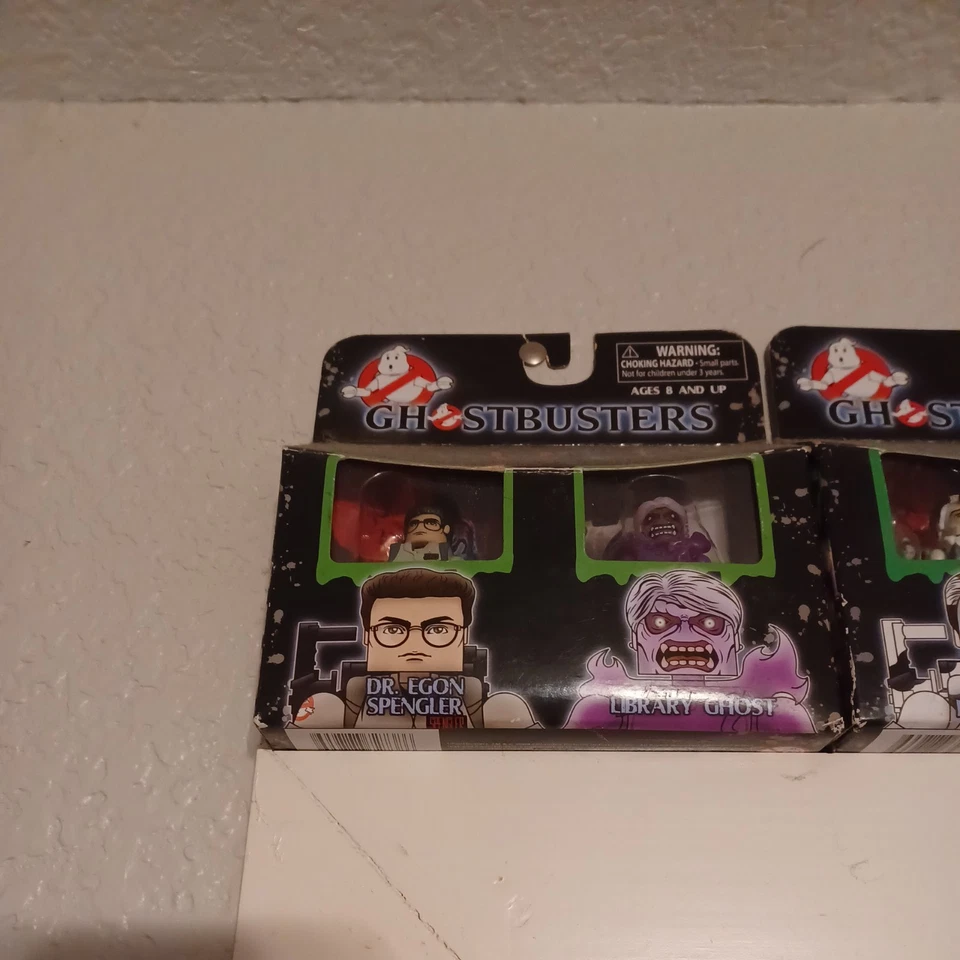 Minimates Cazafantasmas Dr. Egon Spengler y Library Ghost Paquete de 2  Foto 1 de 1