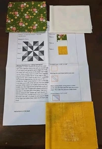 Quilt Blockmuster mit Stoff - Bild 1 von 1