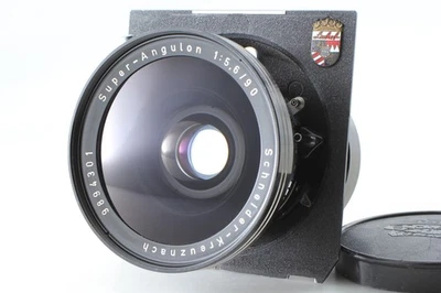 [N COMO NUEVO] Schneider Kreuznach Super Angulon 90 mm 5,6 Syncro-Compur de JAPÓN Foto 1 de 4