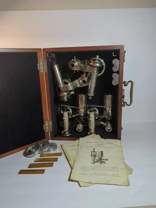 CROSBY Medidor de Vapor y Válvula Indicador de Motor Herramienta Rueda Reductora con Estuche de Madera - Imagen 1 de 17