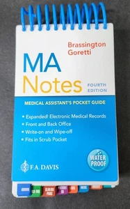 MA Notes 4th Edition Medical Assistant’s Pocket Guide | Waterproof | F.A. Davis - Picture 1 of 7
