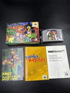 BANJO-KAZOOIE N64 NINTENDO 64 CIB COMPLETE IN BOX WITH MANUAL AUTHENTIC TESTED - Bild 1 von 17