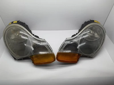 97-04 PORSCHE 911 996 BOXSTER 986 MONTAJE FARO IZQUIERDO DERECHO HALÓGENO PAR OEM Foto 1 de 4