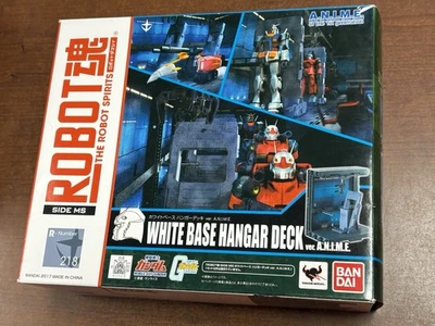 Traje Móvil Bandai Robot Spirits R-218 Gundam Blanco Base Hangar Versión Anime🔥 Foto 1 de 4