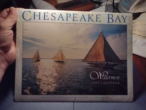 1994 Chesapeake Bay Wassermänner Kalender Krabben Rezepte Baltimore Norfolk Neu aus altem Lagerbestand neu - Bild 1 von 7