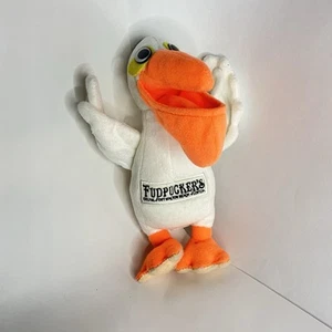 Peluche pellicano Fudpucker's Fort Walton Beach Florida peluche giocattolo 8" - Foto 1 di 7