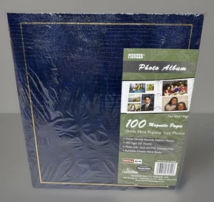 Álbumes de fotos Pioneer magnéticos autoadhesivos álbum de fotos de 3 anillos 100 páginas - Imagen 1 de 4