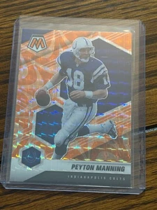 Peyton Manning 2021 Mosaic Orange Reactive Prizm #91 Colts - Bild 1 von 2