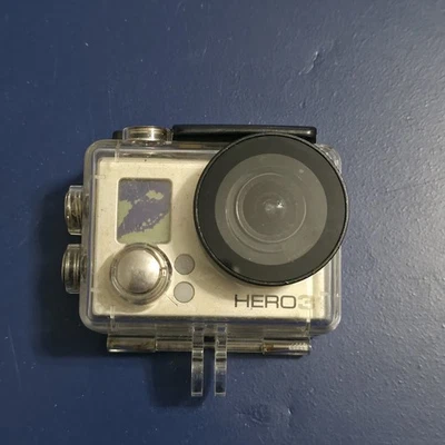 GoPro Hero 3 Action Camera With Case - Silver NOT TESTED  - Image 1 of 4