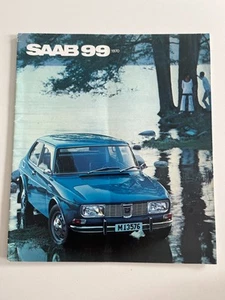 SAAB 99 / E Automatic Danish Denmark Brochure 1970 - Afbeelding 1 van 1