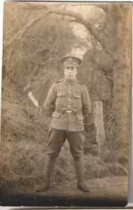 Gefreiter: 9. (Radfahrer) Bataillon, Hampshire Regiment. Echtfoto Postkarte 1. Weltkrieg - Bild 1 von 4