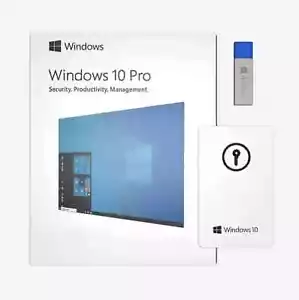 Microsoft Windows 10 Pro USB Box 32/64 Bit - Picture 1 of 2