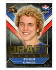 2011 AFL CHAMPIONS DRAFT ROOKIE - DR22 Mitch WALLIS (WESTERN BULLDOGS)
