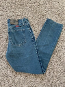 Vintage Wrangler Jeans Damen Dark Wash Regular Western Blau Denim 30x36 - Bild 1 von 4