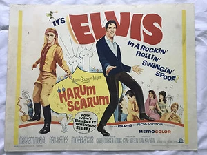 "Harum Scarum"" 1965 Original Film Poster Erste Ausgabe 22x28 Elvis Presley Mobley" - Bild 1 von 5