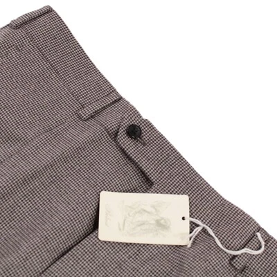 Belvest NWT Pleated Dress Pants Size 50 34 US Brown 100% Wool - Image 1 of 4