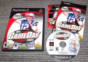 PS2 : NFL GAME DAY 2003 !! Complete w/Manual - Picture 1 of 1