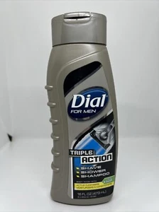 Zifferblatt Triple Action Body Wash für Männer 16oz Rasieren Duschshampoo Neu Auslauf - Bild 1 von 2